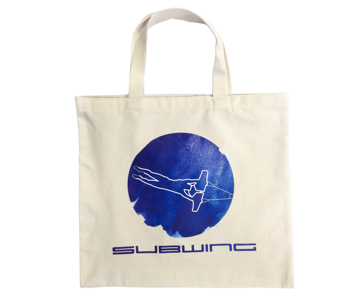 Cotton beach bag with Subwing logo